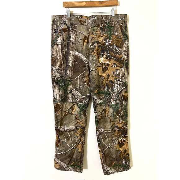 Carhart Pants 40x 34 Utility Realtree Pants Relaxed Fit Camo Cryder Hunting - Picture 1 of 14